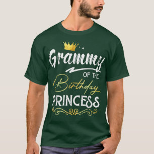 Grammy Of The Birthday Princess Girl Party Family T-Shirt