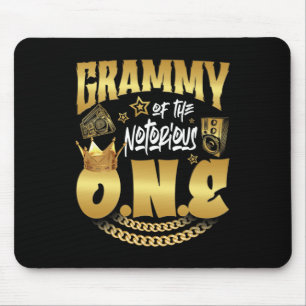 Grammy Of The Notorious One Old School Hip Hop 1st Mouse Pad
