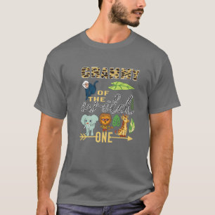 Grammy Of The Wild One Zoo 1St Birthday Safari Jun T-Shirt