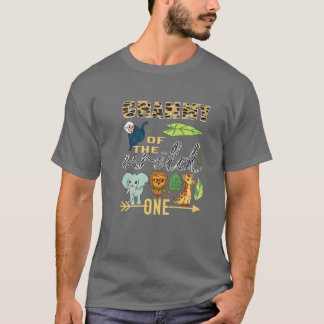Grammy Of The Wild One Zoo 1St Birthday Safari Jun T-Shirt