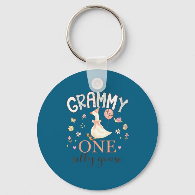 Grammy One Silly Goose 1st Keychain (Front)
