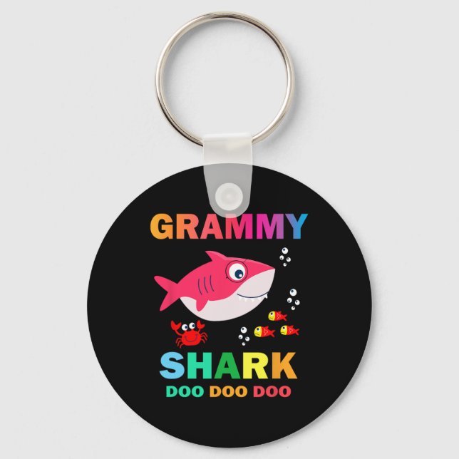 Grammy Shark  Keychain (Front)