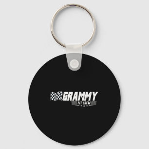 Grammy T Crew Race Car Birthday Family Racing  Keychain