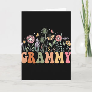 Grammy Wildflower Floral Birthday Baby Shower New Card
