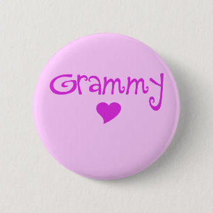 Grammy With Heart 2 Inch Round Button