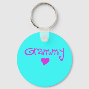 Grammy With Heart Keychain
