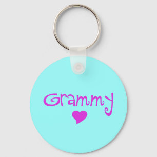 Grammy With Heart Keychain