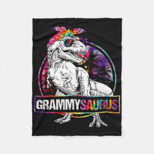 Grammysaurus Dinosaur Grammy Saurus Family Matchin Fleece Blanket