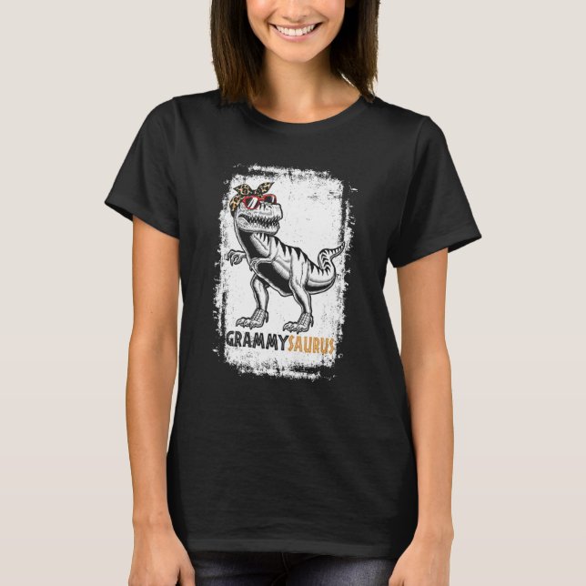 Grammysaurus Rex Grandma Dinosaur Rex Grammy Sauru T-Shirt (Front)