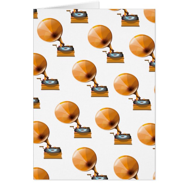 Gramophone Record Pattern. (Front)