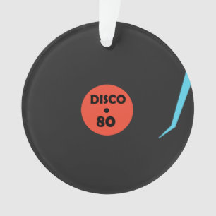Gramophone Record Plate Disco Music Ornament