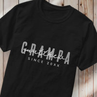 Grampa Since 20XX Modern Elegant Simple