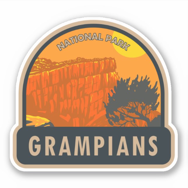 Grampians National Park Australia Vintage (Front)