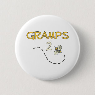 Gramps 2 Bee 2 Inch Round Button