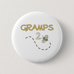 Gramps 2 Bee Inch Round Button