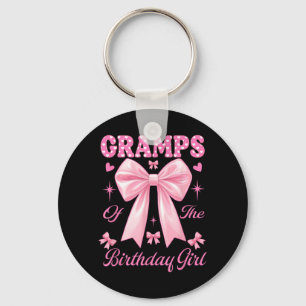 Gramps Birthday Girl Matching Coquette nk Bow Keychain