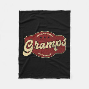 Gramps Like A Grandpa But Cooler Fleece Blanket