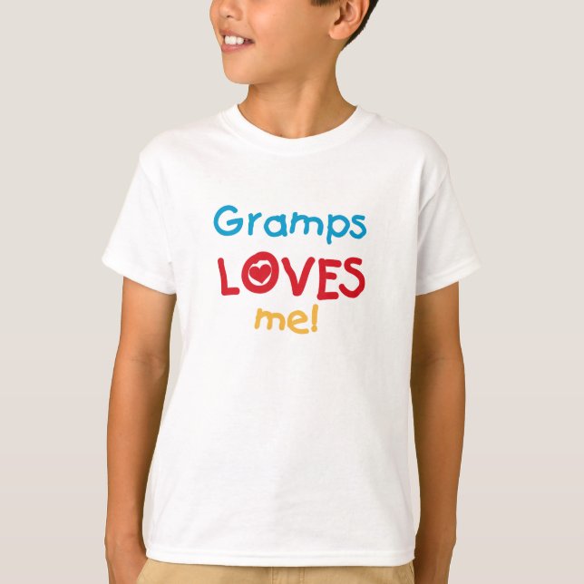 Gramps m'aime T-shirts et cadeaux (Devant)
