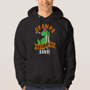 Gramps Of The Birthday Boy Dinosaur   Cute Hoodie