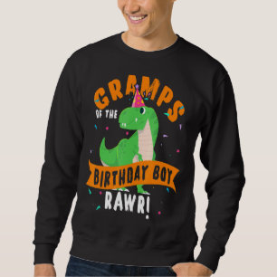 Gramps Of The Birthday Boy Dinosaur Cute Sweatshirt