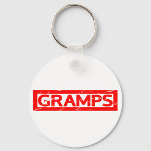 Gramps Stamp Keychain