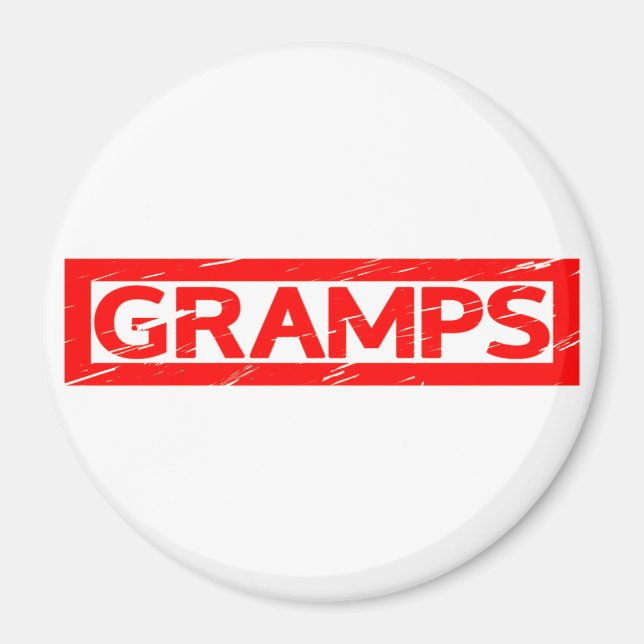 Gramps Stamp Magnet (Front)