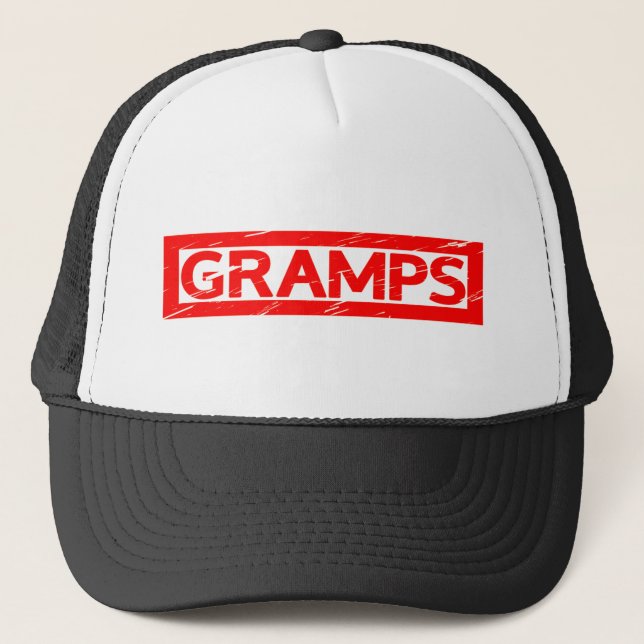 Gramps Stamp Trucker Hat (Front)