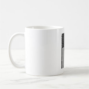 Grampy American Flag Patriotic Vintage Vector Desi Coffee Mug