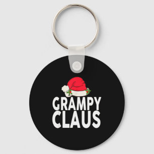 Grampy Claus Christmas Family Group Matching Pajam Keychain
