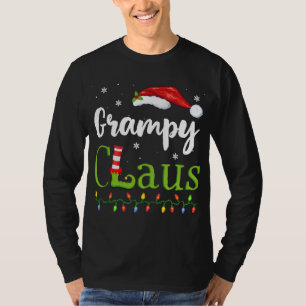 Grampy Claus Funny Family Santa Pyjamas Christmas T-Shirt