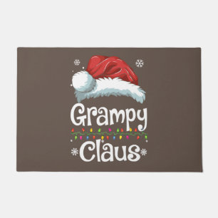 Grampy Claus Shirt, Family Matching Grampy Claus Doormat