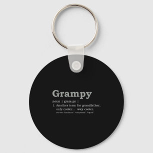 Grampy Design_ Funny Definition  Keychain
