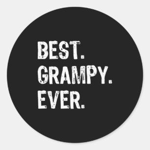 Grampy Ever Funny Cool  Classic Round Sticker