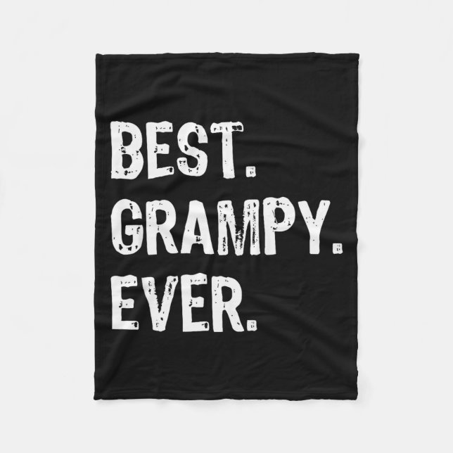 Grampy Ever Funny Cool  Fleece Blanket (Front)