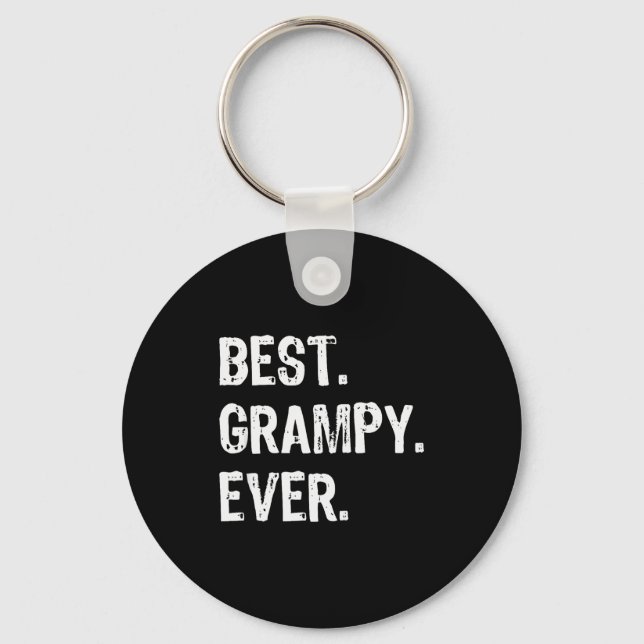 Grampy Ever Funny Cool  Keychain (Front)