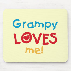 Grampy Loves Me T-shirts and Gifts Mouse Pad