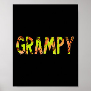 Grampy Of Both Half Sketll Softll Birthday Boy Poster