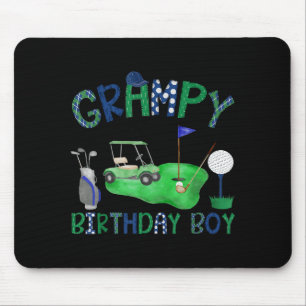 Grampy of The Birthday Boy Hole in One Golf Lover Mouse Pad