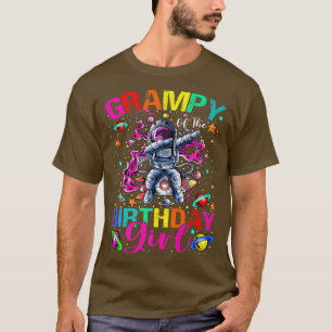 Grampy Of The Birthday Girl Astronaut Boy Space Th T-Shirt