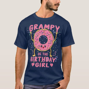 Grampy Of The Birthday Girl Pink Doughnut Bday Par T-Shirt