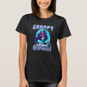 Grampy Of The Birthday Mermaid Matching Family Par T-Shirt