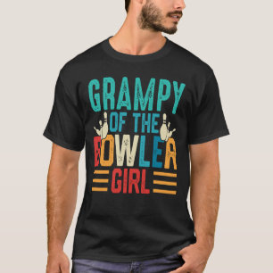 GRAMPY Of The Bowler Girl Matching Family Bowling  T-Shirt