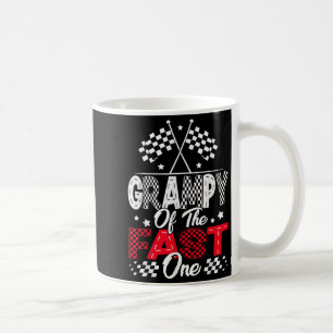 Grampy Of The Fast One First Birthday Racing Car F Coffee Mug