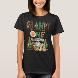 Grampy of the one happy camper 1st birthday T-Shirt