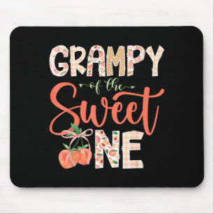 Grampy of The Sweet One Peach 1st Birthday Girl Mouse Pad
