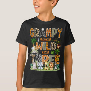 Grampy Of The Wild & Three Zoo 3rd Birthday Sa T-Shirt