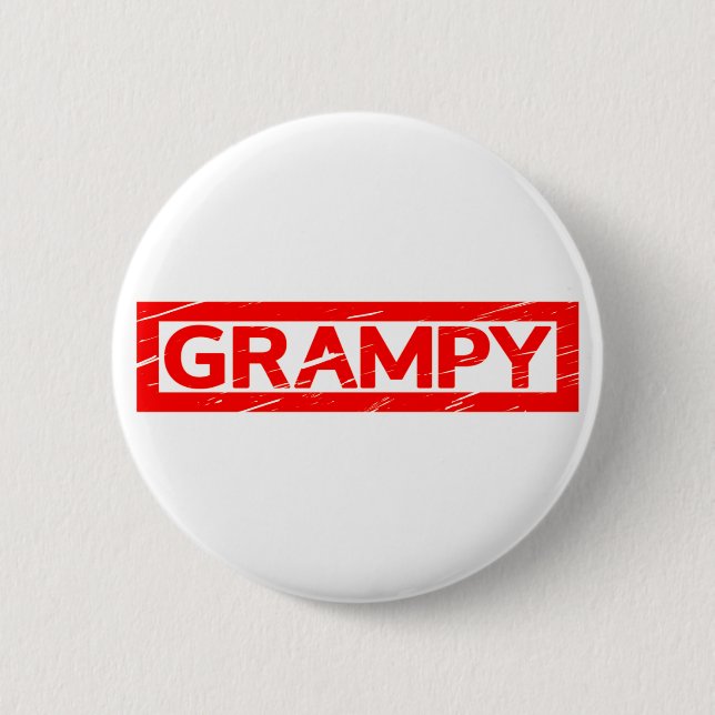 Grampy Stamp 2 Inch Round Button (Front)