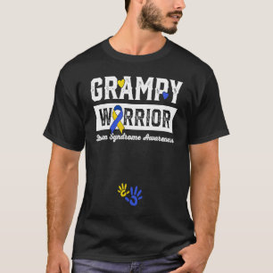 Grampy Warrior Down Syndrome Awareness Family T-Shirt