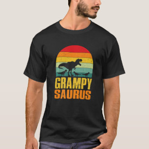 Grampysaurus Rex Dinosaur Grampy Saurus Family Mat T-Shirt