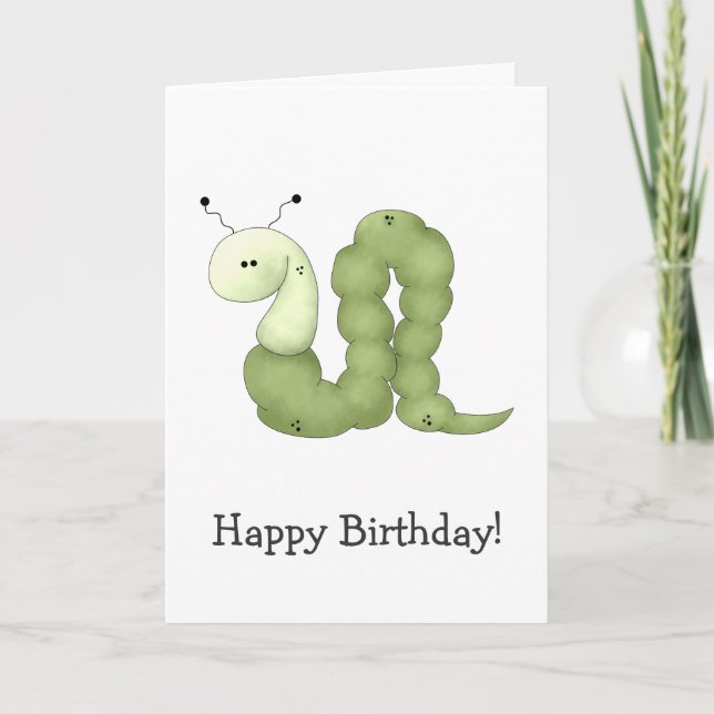 Gram's Garden · Green Worm Card (Front)